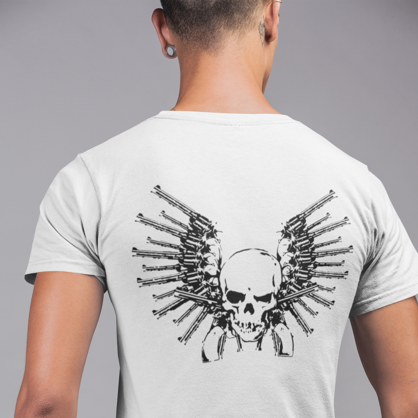 Skull Death Gun - Basic Shirt Unisex