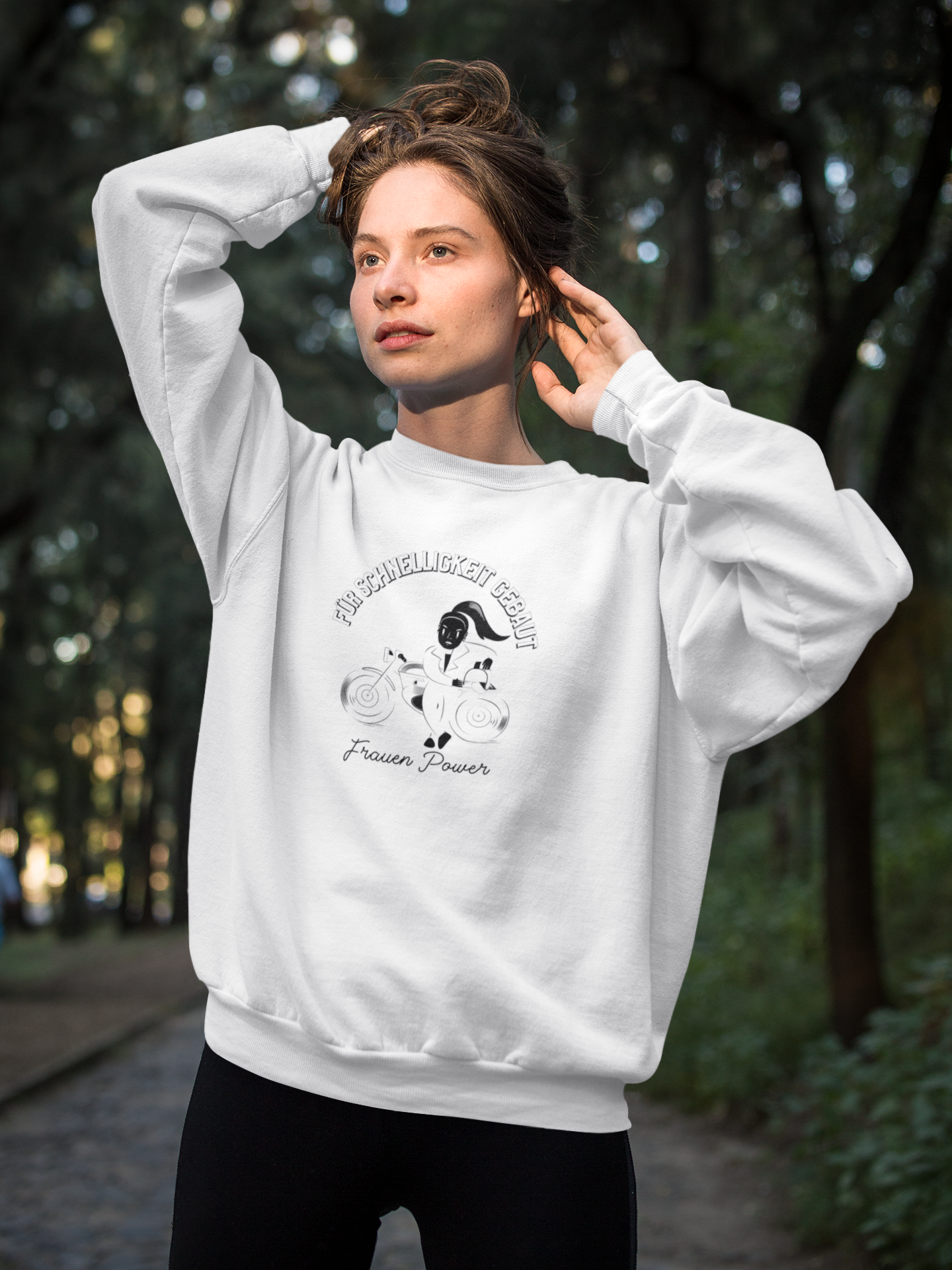 Für Schnelligkeit gebaut , Frauen Power - Organisches Sweatshirt Damen