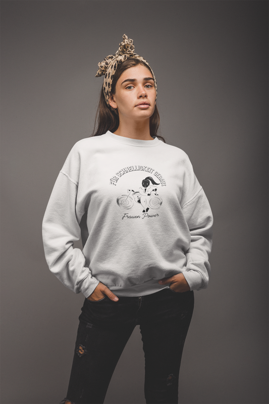 Für Schnelligkeit gebaut , Frauen Power - Organisches Sweatshirt Damen